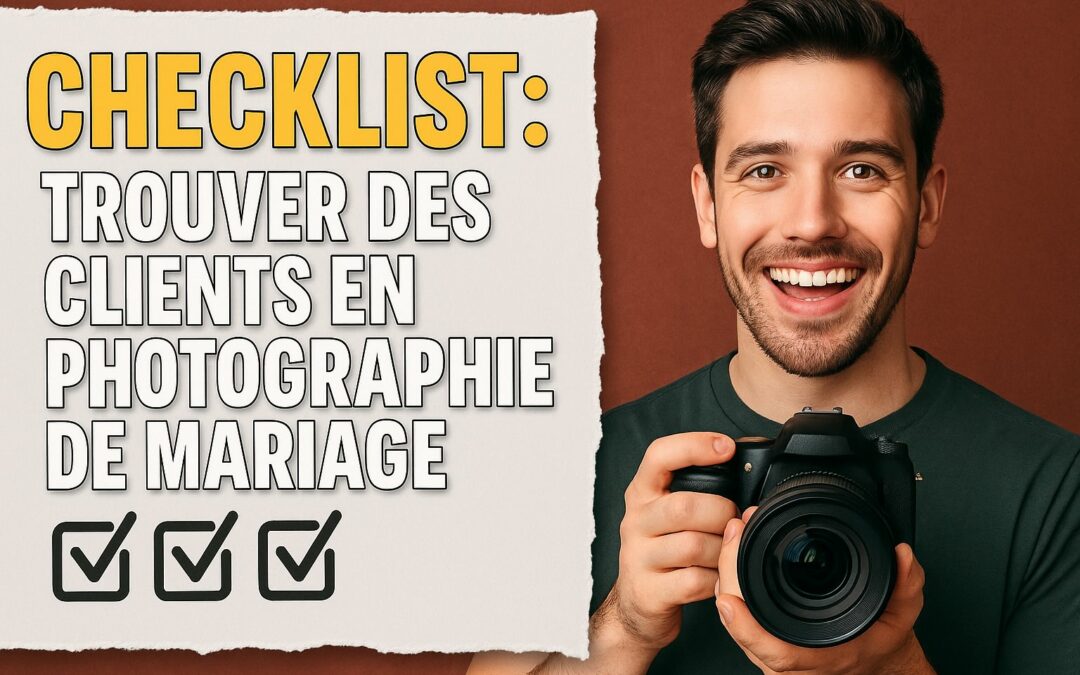 trouver des clients en photographie de mariage